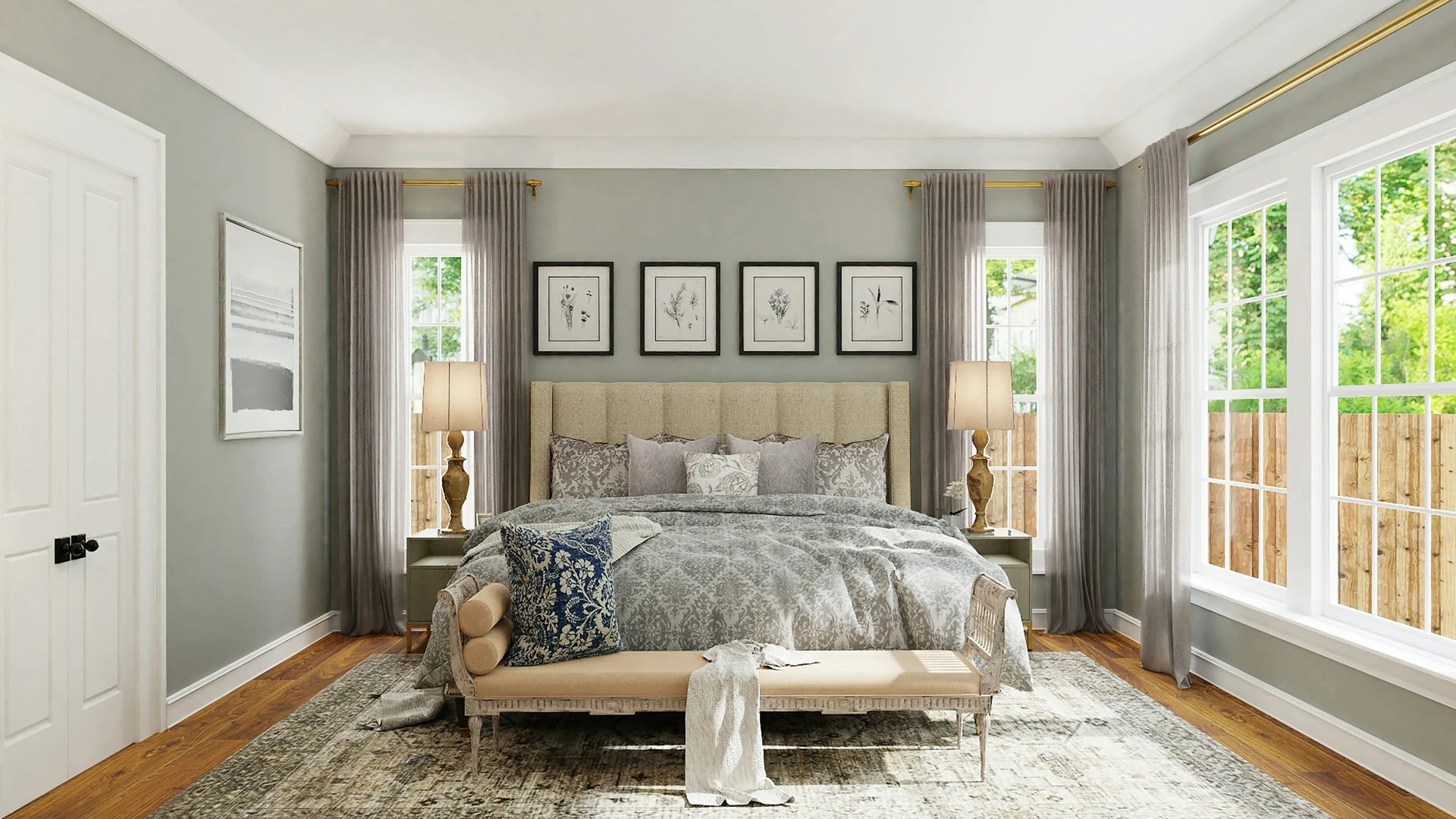 Harmonious Bedroom Layout